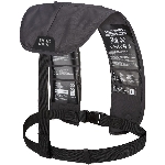 Veste de flottaison VFI avec gonflage manuel pour adulte, gris