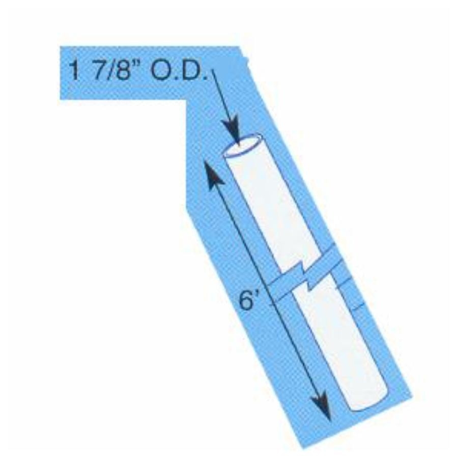 Tuyau En Galvalume Pour Patte 6 Pi 8 Po