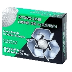 Paquet de 12 balles de golf recyclées