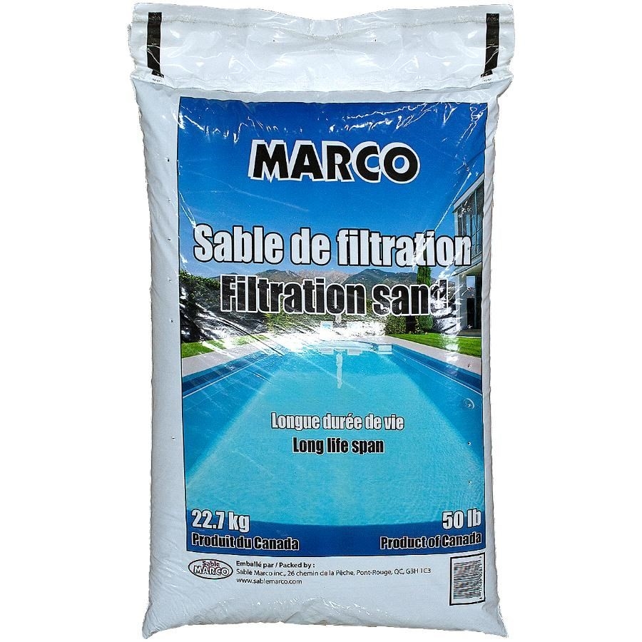 Sable pour filtreur de piscine, 22,7 kg