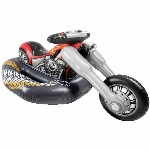 Flotteur gonflable pour 1 personne en forme de motocyclette