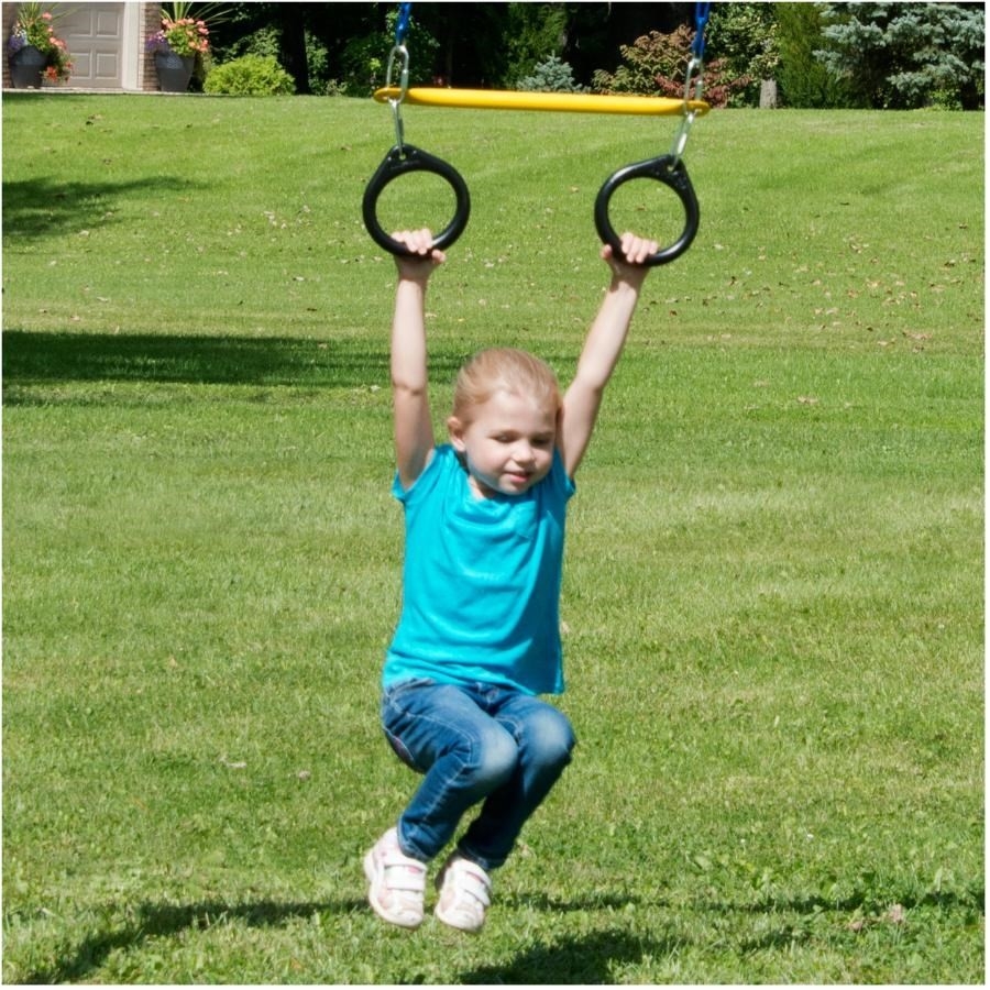 Barre De Balançoire, Barre De Trapèze Robuste En Bois Pour Enfants Anneau De Barre De Balancoire Barre De Trapeze Haute Resnce Pour Cour De Jardin A 90246151