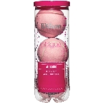 Paquet de 3 balles de tennis roses Intrigue pour tout type de c