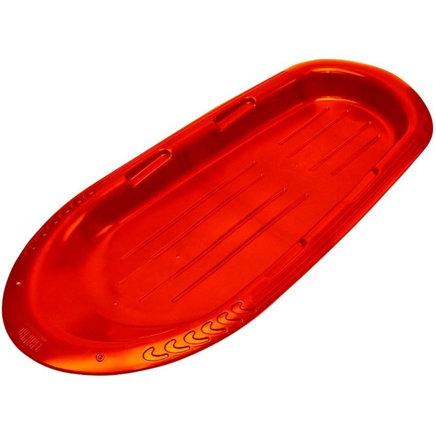 Toboggan en plastique rouge Manitou-X de 48 po