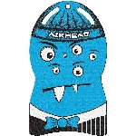 Traîneau-tapis Monsta en mousse de 36 po, bleu