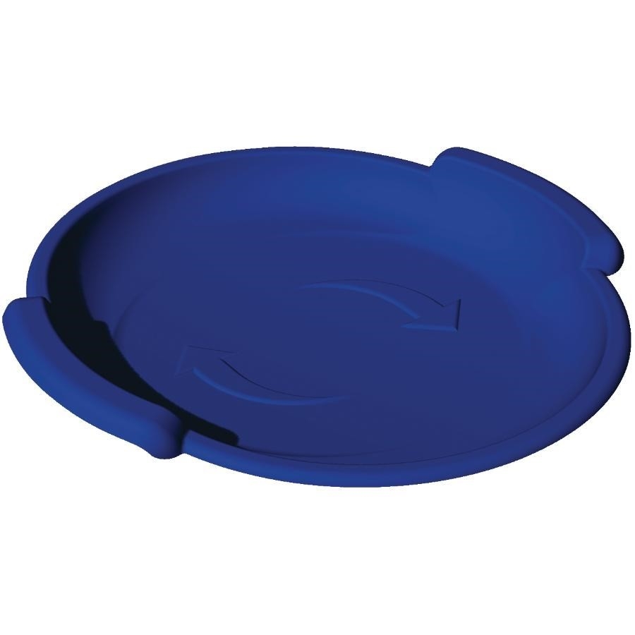 Soucoupe pour glissade sur neige de 25 po Spiral, bleu