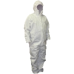 Combinaisons jetables blanches pour hommes, grand