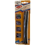 Gaine thermorétractable intermédiaire noire et blanche, 6 po