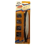 Petite gaine thermorétractable noire et blanche, 6 po