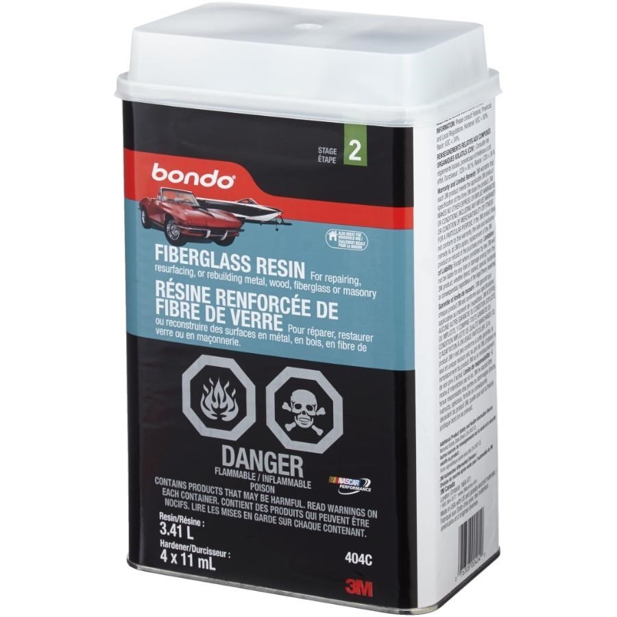 Résine de fibre de verre, 3,41 L