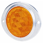 Réflecteur ovale ambre