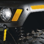 Ruban réfléchissant, 1 x 24 po, orange