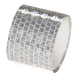 Ruban réfléchissant, 1-1/2 x 24 po, argenté