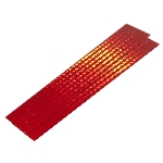 Paquet de 2 rubans réfléchissants, 2 x 12 po, rouge