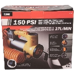 Compresseur à air robuste de 12 V Fast Inflate avec compression maximale de 150 lb/po