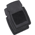 Paquet de 2 tapis de nouvelle génération pour auto, noir