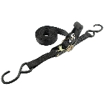 Sangle à cliquet de 1 po x 15 pi, avec crochet, capacité de 1 2