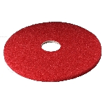 Paquet de 5 tampons à lustrer pour plancher, rouge, 20 po