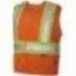 Veste de sécurité orange réfléchissante à 5 points, 2TG/3TG